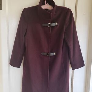 Lauren Ralph Lauren Burgundy Coat